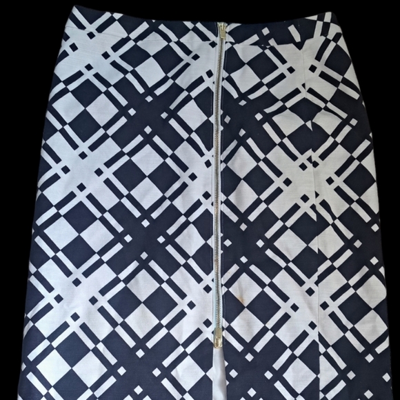 white pattern print Talbots - Picture 4 of 7